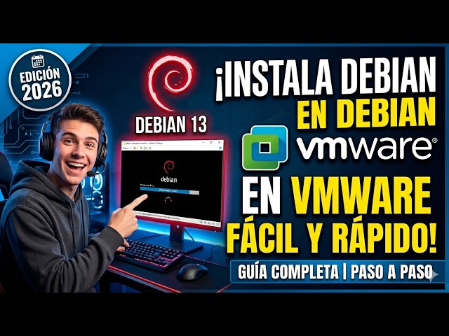 Debian 13 en VMware: Configuración y puesta a punto. 