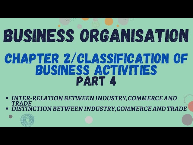 B.com 1st year Business organisation chap.2 part4 /Industry/commerce and trade #tfh #tuitionfromhome
