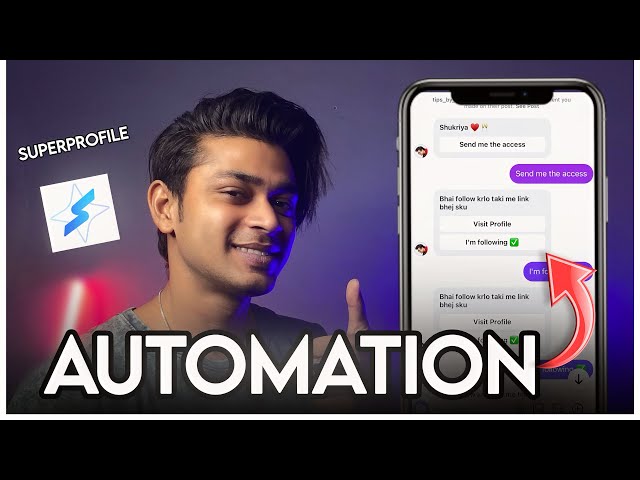 How To Automate Instagram DMs Without ManyChat | SuperProfile Guide ( AUTODM SETUP ) 😍