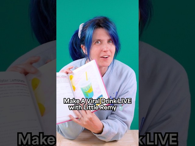 ​@Little Remy Food 🐭🍝's  The Unofficial TikTok Drink Recipe Book LIVE Q&A + Pre-Order with Autograph🥤