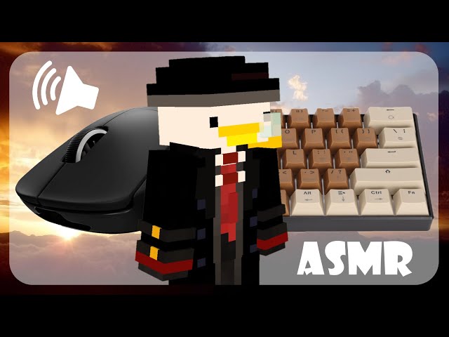 [4K] Creamy Keyboard + Mouse Sounds ASMR | Hypixel Bedwars