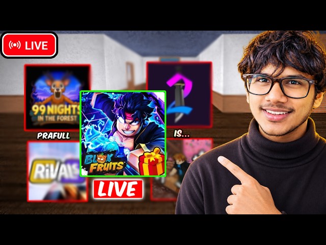 ROBLOX LIVE 🥳 Blox Fruits Adventure With Subscribers | #live #bloxfurit #roblox #giveaway