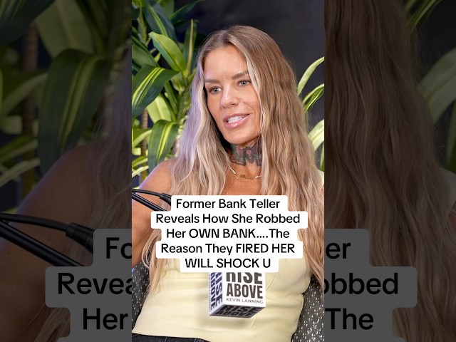 SHE Robbed The Bank 😳 #truecrime
