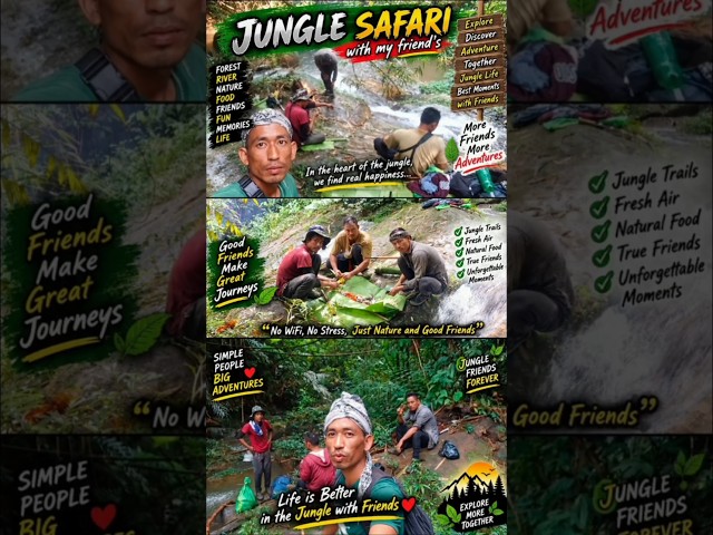 JUNGLE WITH FRIENDS 🧡 JUNGLE SAFARI