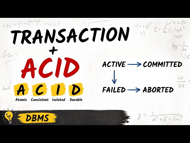 What is Transaction in DBMS? Transaction States & ACID Properties Explained