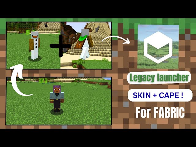 How to Install skin and cape  in Minecraft Legacy Launcher NO login! (2026)- EASY WAY
