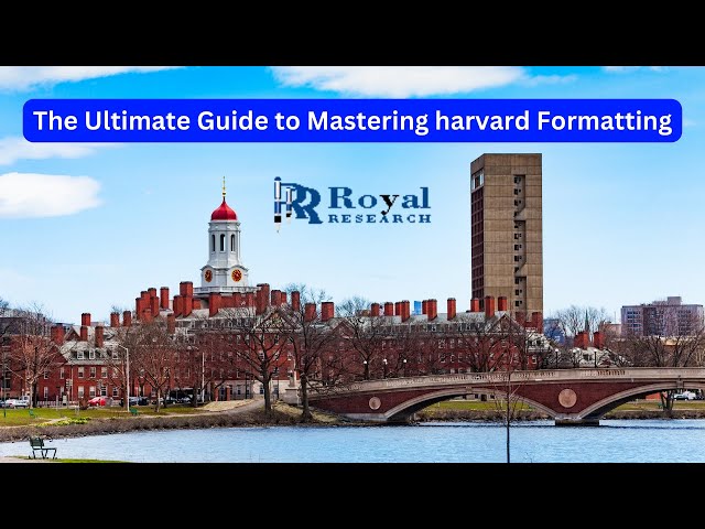 A guide to Harvard Referencing or Formatting I Royal Research I Harvard Referencing