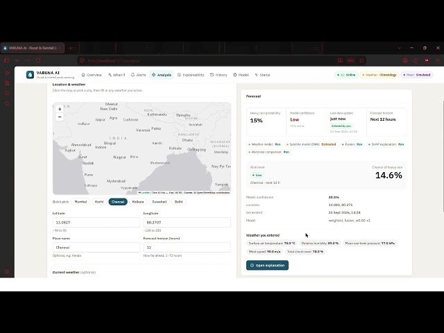 VARUNA AI: Explainable and Predictable disaster-intelligence platform