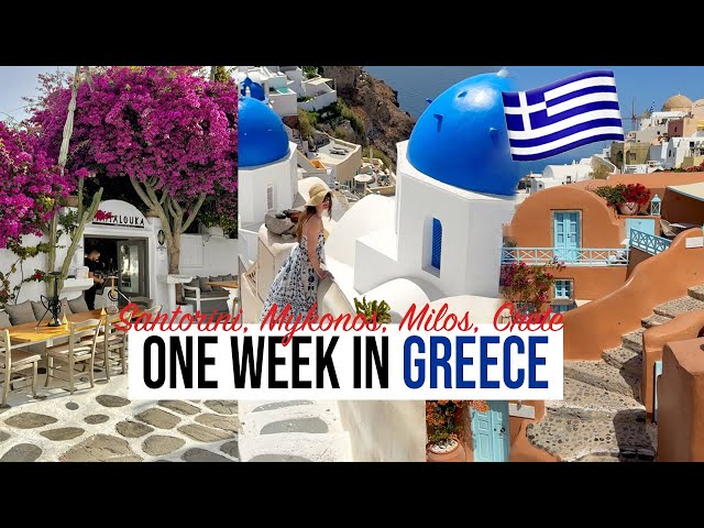 🇬🇷Exploring GREECE with Celestyal Journey Cruise | Santorini, Mykonos, Milos, Crete