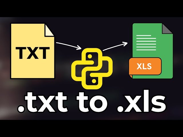 Convert TXT to Excel Using Python | Easy Automation Tutorial