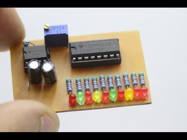 DIY running line with LEDs