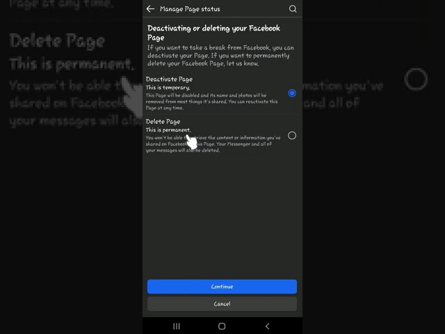 How to Delete Facebook Page