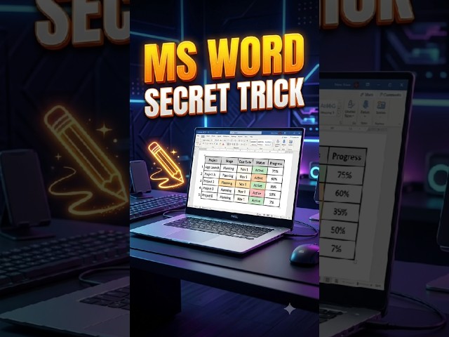 Stop Drawing Tables Like This in MS Word! 🤫