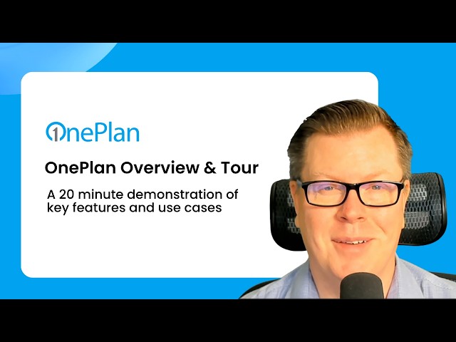 OnePlan Overview & Tour