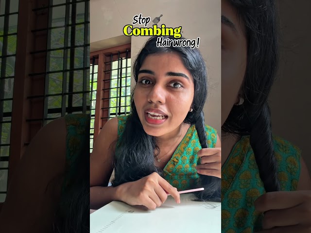 Proper💯 Hair Combing Technique to Prevent Breakage! | Malayalam |  #hairstyle