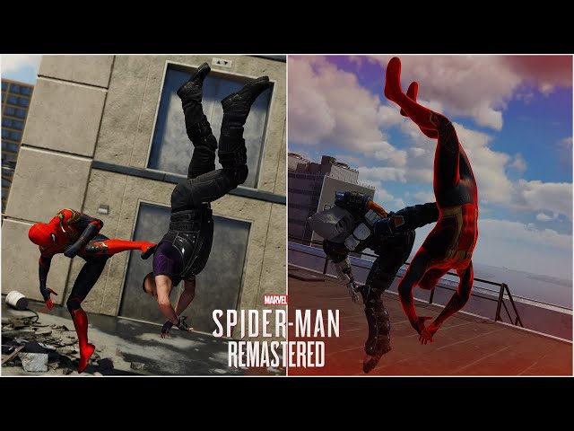 Taskmaster Copies Spider-Man's Moves - Spider-Man Remastered (4K 60FPS)