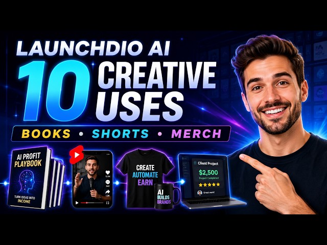 10 Ways to Use Launchdio AI in 2026 – Books, Fiverr, Shorts, Merch & More?