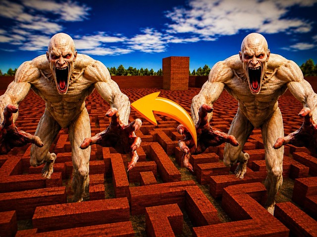 SCP-096 is on the loose… and once you see his face, THERE’S NO ESCAPE! (Garry’s Mod)