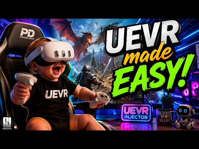 UEVR Made Easy! - Even a BABY could do it!  #UEVR #VR #EasyInstaller