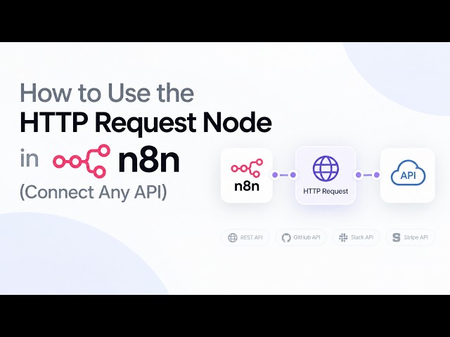 How to Use the HTTP Request Node in n8n | Connect Any API