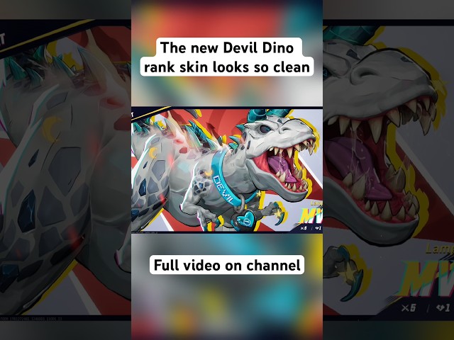The new Rank skin for Devil Dinosaur is so good#foryou #marvelrivals #devildinosaur #cyclops