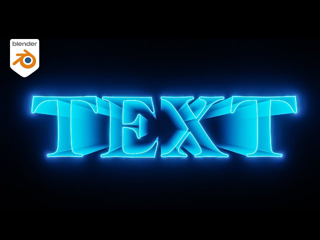 80'S STYLE TEXT ANIMATION IN EEVEE (BLENDER TUTORIAL)