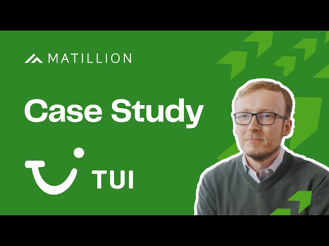 TUI - More Data Insights to the Business, Faster | Matillion ETL