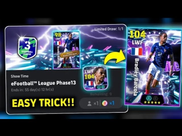 Easy way to get Barcola in eFootball 2026 mobile