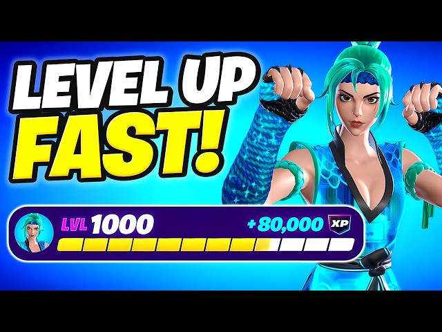 The BEST *NO TIMER* XP Map? Level Up Fast in Fortnite Season 4!