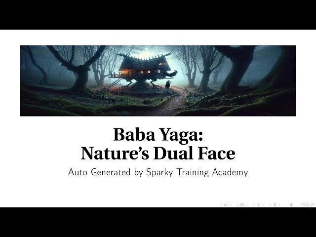 Baba Yaga: Nature's Dual Face