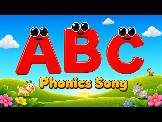 ABC Phonics Song | Learn A–Z Letter Sounds | Fast & Fun Alphabet Song for Kids