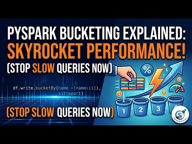 Stop Slow Queries! 🛑 The PySpark Bucketing Secret for 10x Faster Data Performance