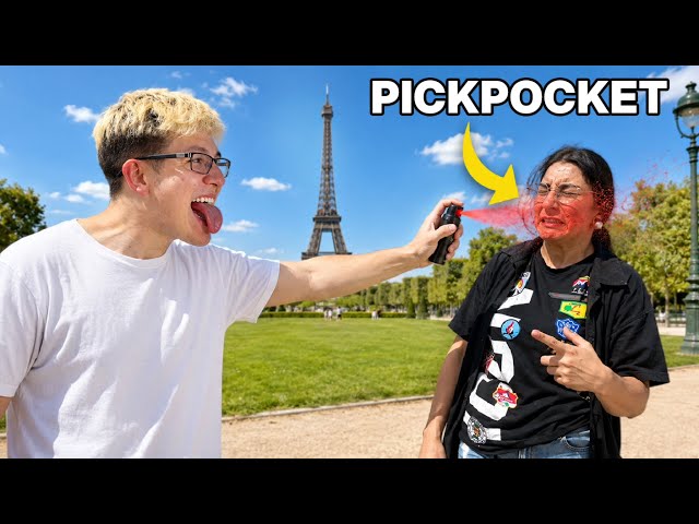Confronting Angry Paris Scammers!