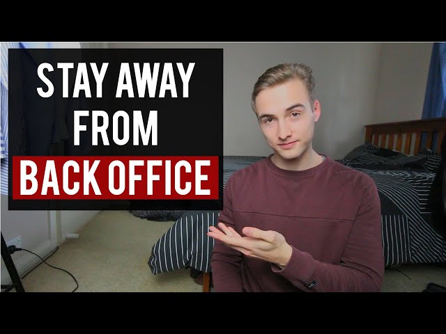 Why You Shouldn’t Work Back Office Finance Jobs (My experience in Investment Ops - Pros and Cons)