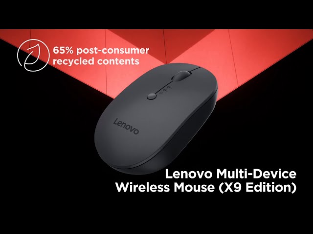 Lenovo Multi-Device Wireless Mouse (X9 Edition) Product Tour