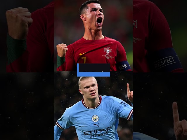 Most goals in 2023 ? Ronaldo vs Haaland #football #footballnews  #haaland #cr7 #harrykane #mbappe