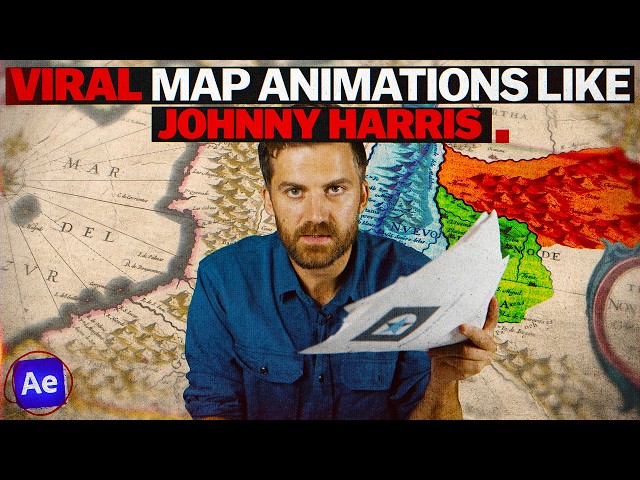 How To Animate Maps Like Johnny Harris (After Effects Tutorial)