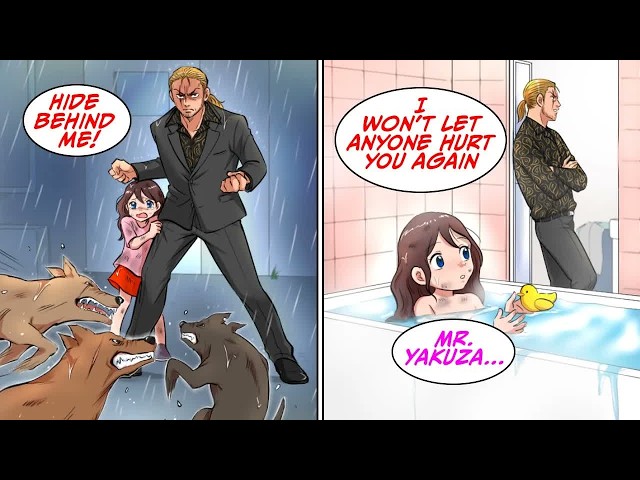 I'm a yakuza who protected her from wild dogs, and after bathing her at home    Manga Dub