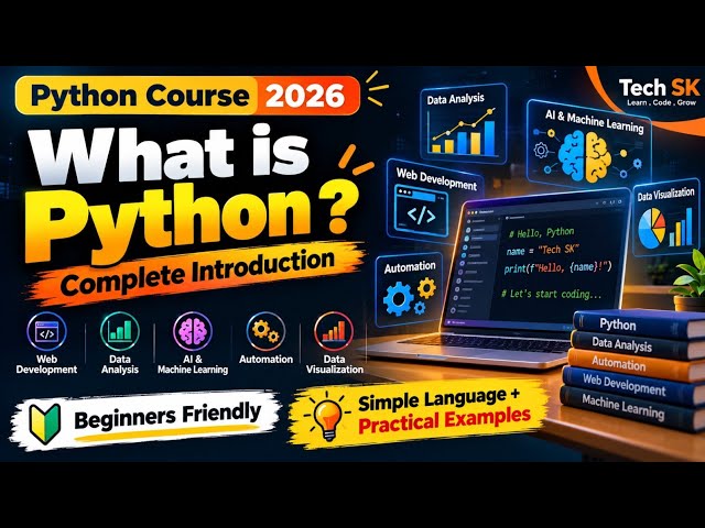What is Python? 🐍 | Python Introduction for Beginners | Python Tutorial 2026 | Hindi + English