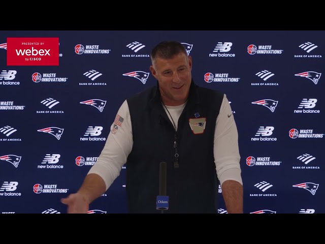 Mike Vrabel: "We Try to Focus on the Things That Get the Team Ready." | Patriots Press Conference