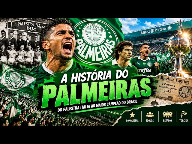 THE HISTORY OF PALMEIRAS: From Palestra Itália to Great Achievements! #trivia #soccer #italy
