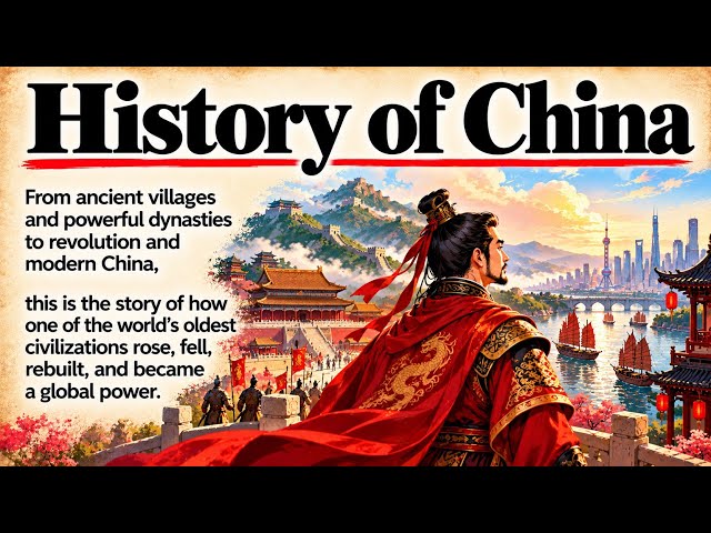 History Of China | From Ancient Civilization To Modern Power | Learn English Through Story Level 2 🔥