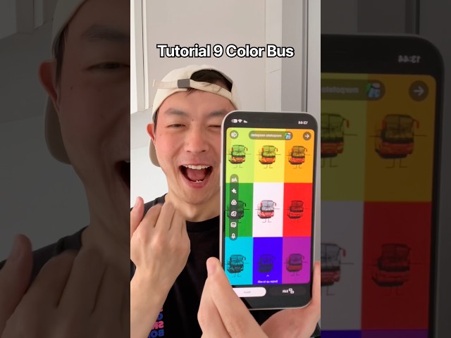 Tutorial 9 Color Bus 🚌🌈👉 #funny #shorts #fyp #trending #viral