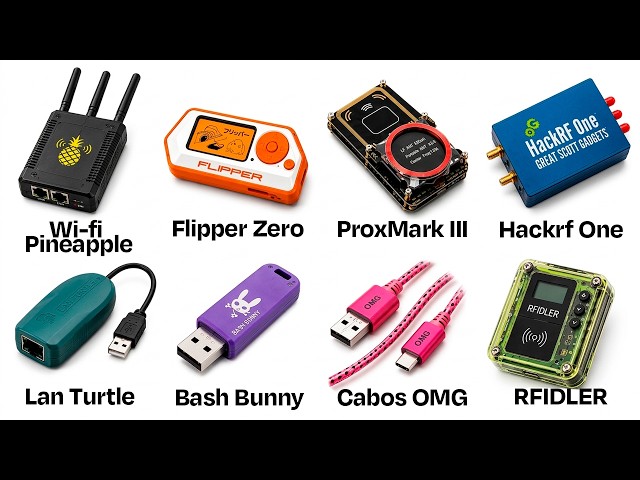 All Dangerous Hacker Devices Explained in 14 Minutes