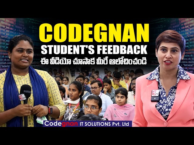 Codegnan : Student's Feedback About Codegnan Institute | The Best Coding Institute