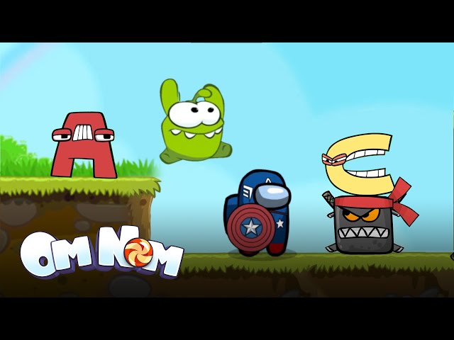 Red Ball 4 Animation | Om Nom Vs Among Us & Alphabet Lore (A - C) Ep 5