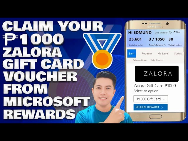 How To Claim Your ₱1,000 Zalora Gift Card Voucher From Microsoft Rewards