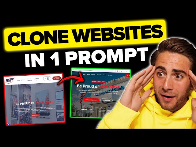I Cloned a $10,000 Website in Minutes Using AI (full tutorial)
