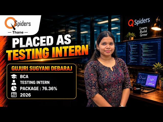 My placement journey at Qspiders | Mumbai, thane.