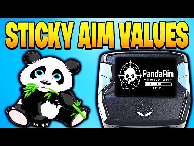 UPDATED Cronus Zen Script Pandaaim v8 Sticky Aim Assist Values (PS5 + Xbox + PC)